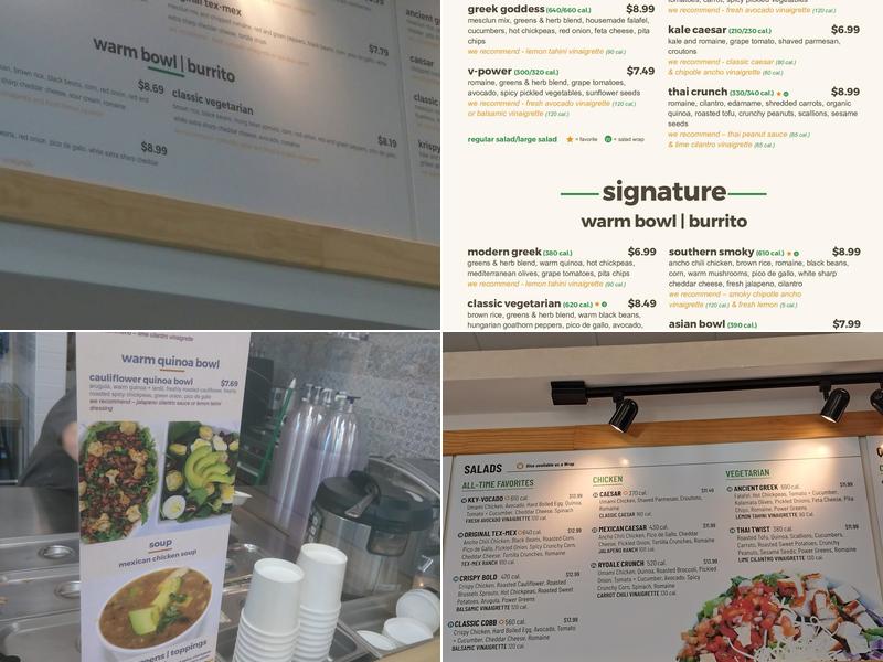 Tossgreen Menu