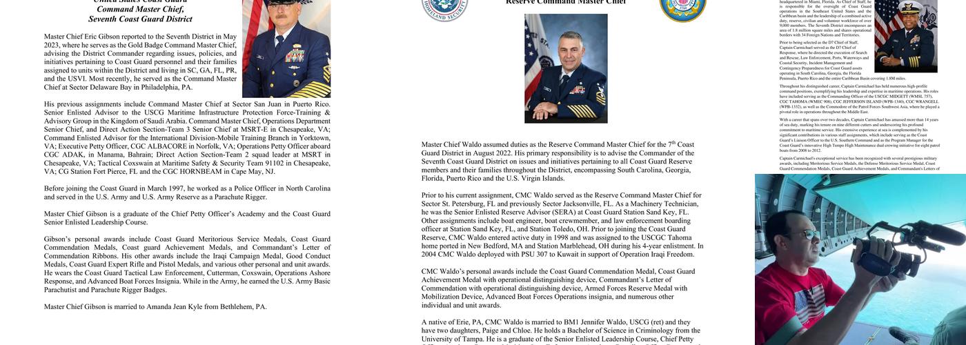 US Coast Guard Air Station Miami Menu