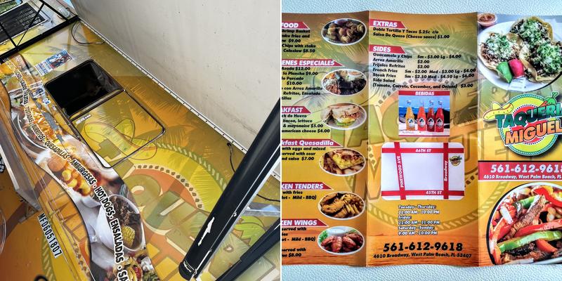 Taqueria Miguel Menu