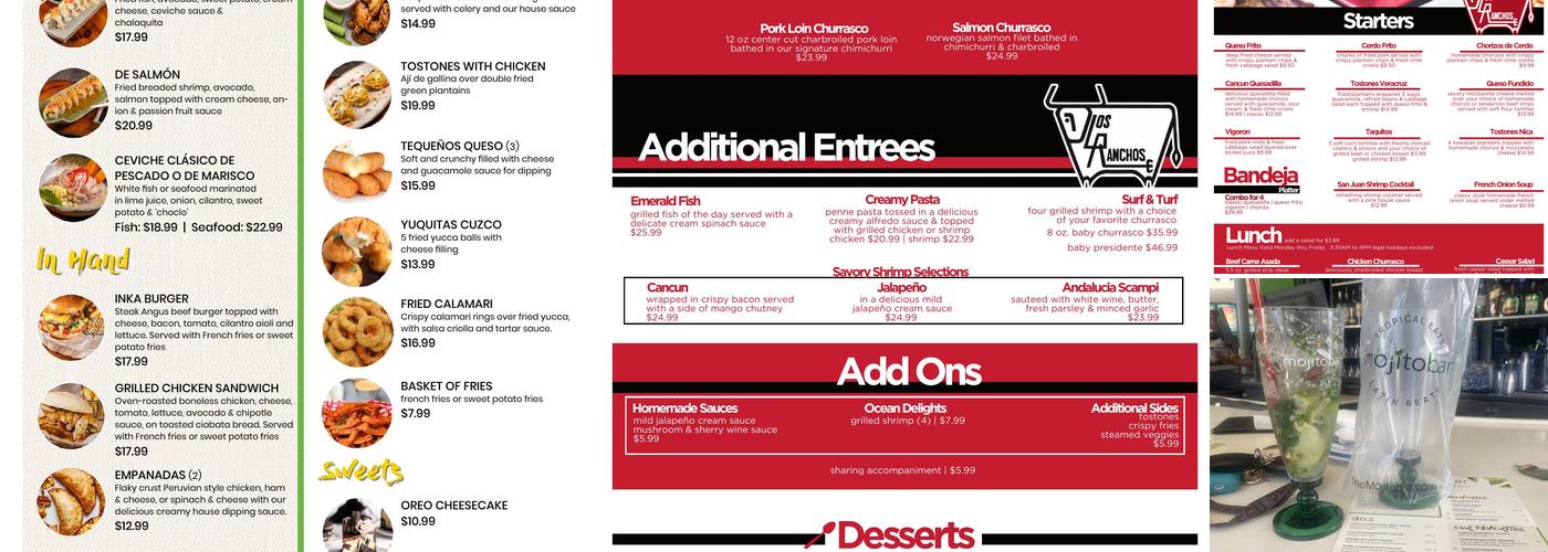 Mojitobar Menu