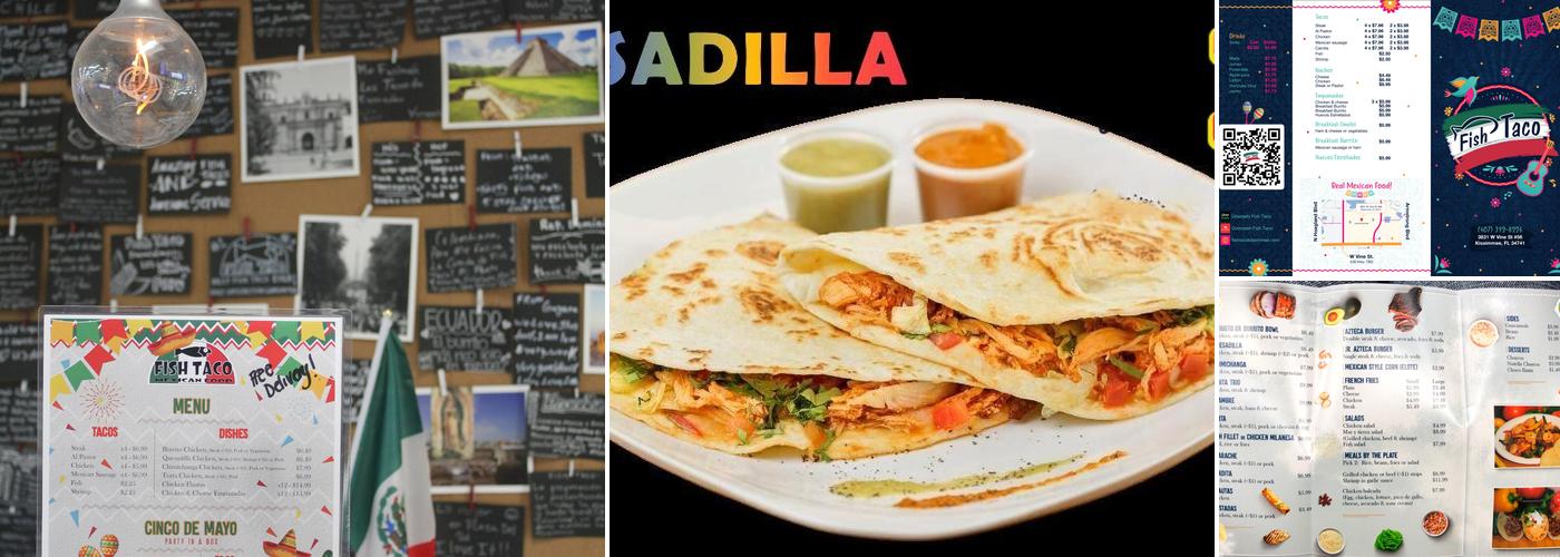 Meat & Fish Tacos Kissimmee Menu