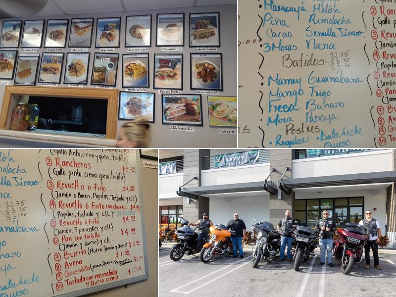 Sabores latinos Menu