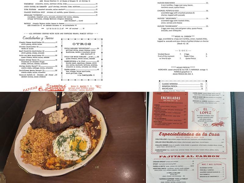 Superica Buckhead Menu