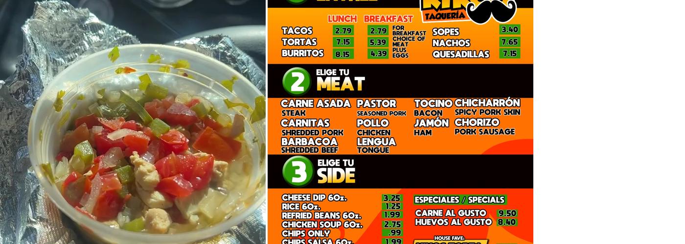Lil kiko's taqueria Menu