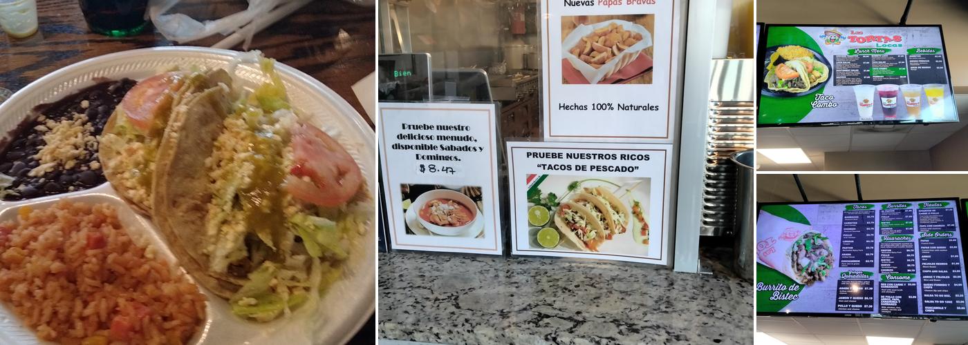 Las Tortas Locas Menu