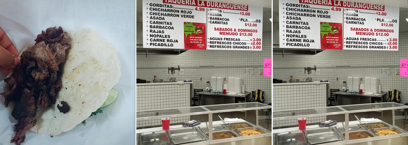 Taqueria La Duranguense Menu
