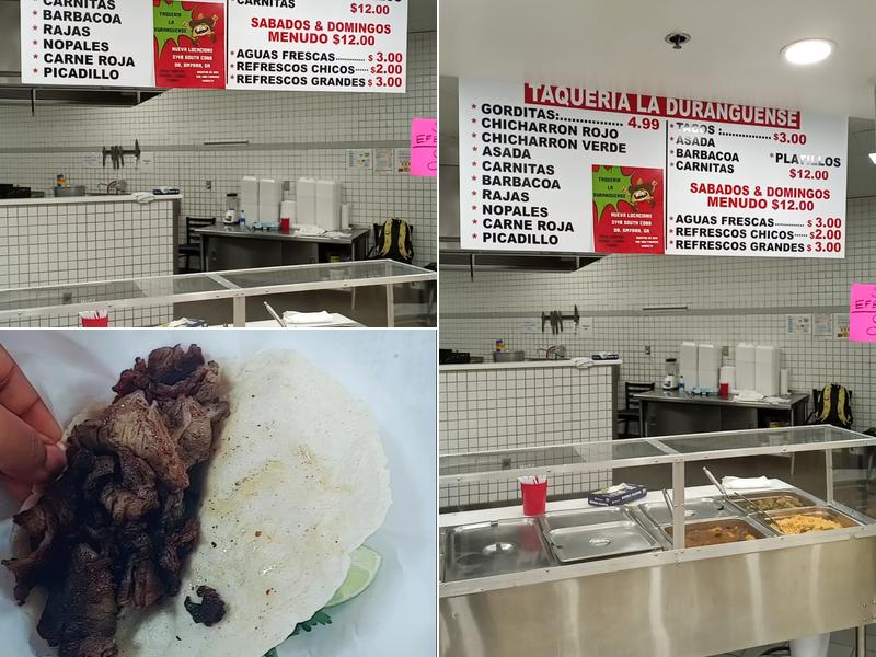 Taqueria La Duranguense Menu