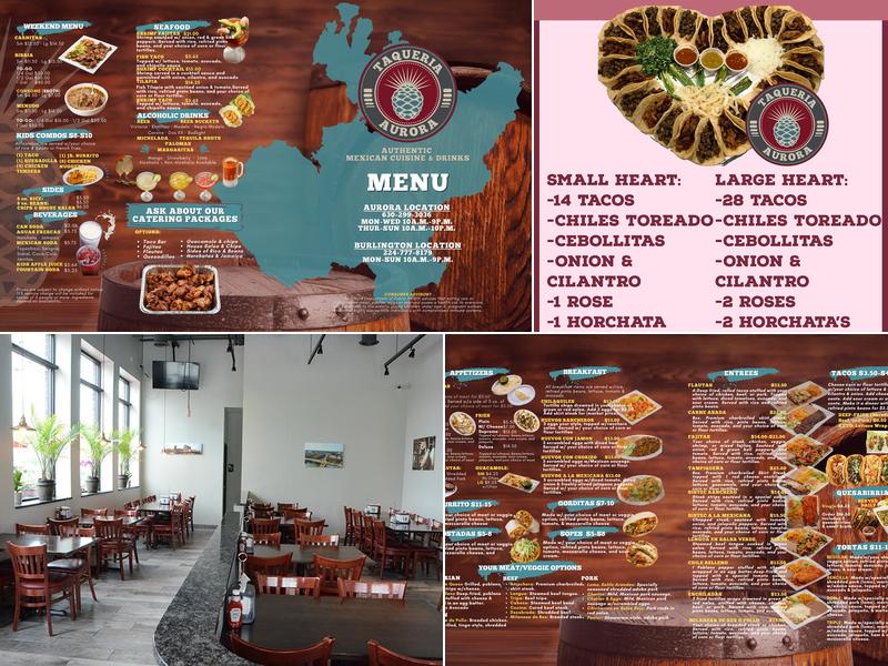 Taqueria Aurora Menu