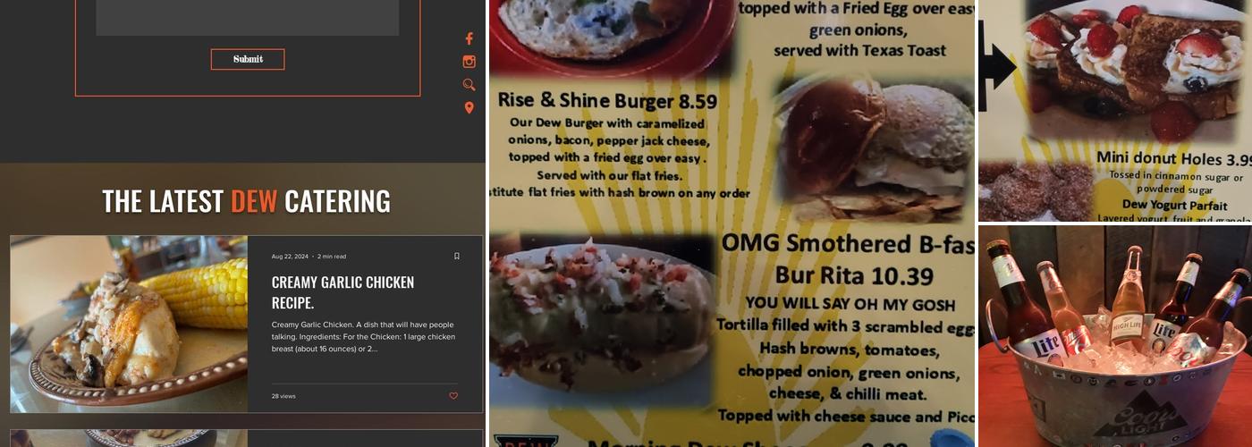 Dew Chilli Parlor Pub and Grill Menu