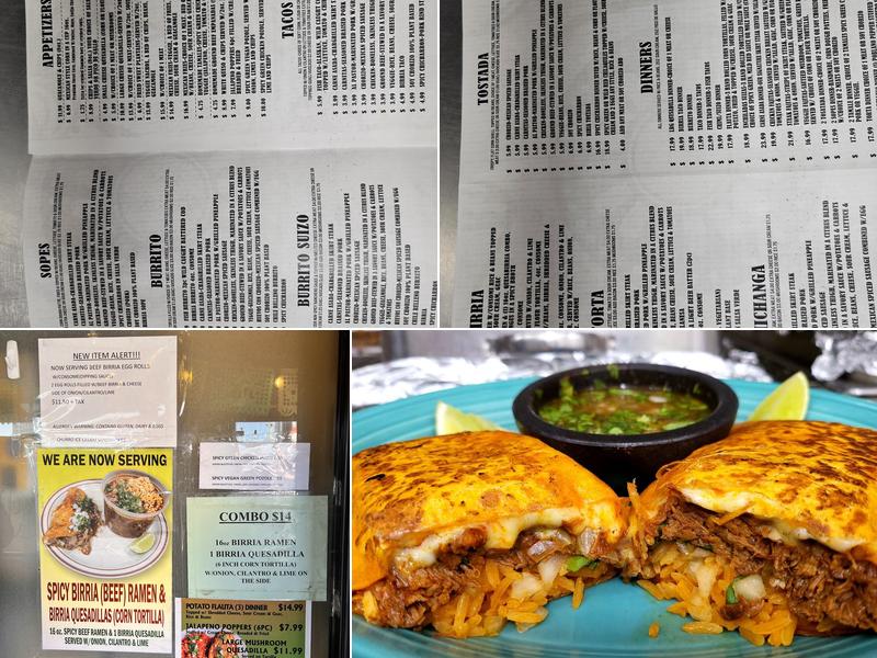 Edgewater Tacos Menu