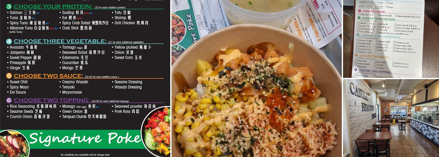 POKE LAB CHAMPAIGN Menu