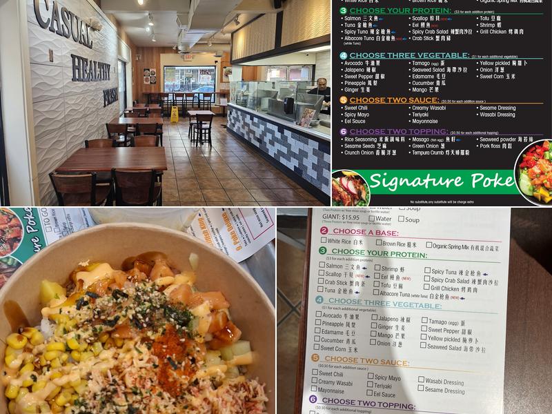 POKE LAB CHAMPAIGN Menu