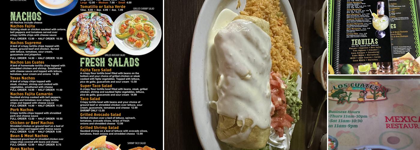 Los Cuates Mexican Restaurant Menu