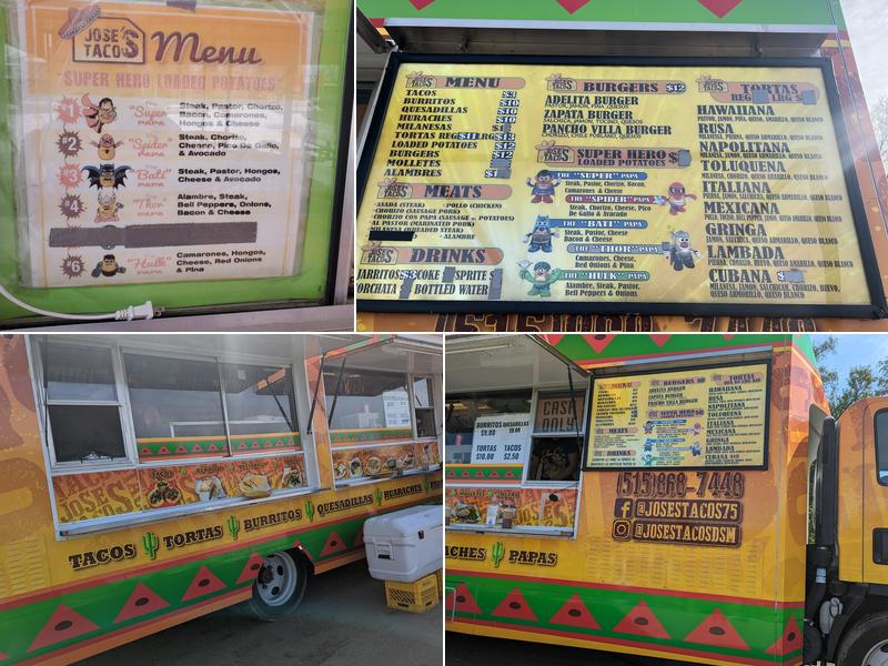 Jose’s Taco Truck Menu