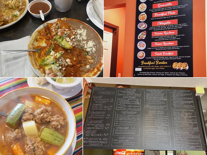 Tarahumaras Mexican Restaurant #2 Menu