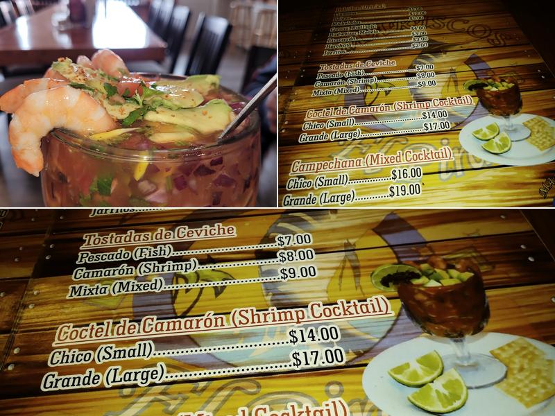 El Pirata Menu