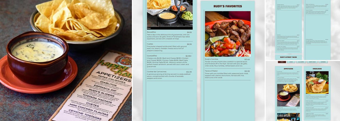Rudy's Tenampa Taqueria Menu