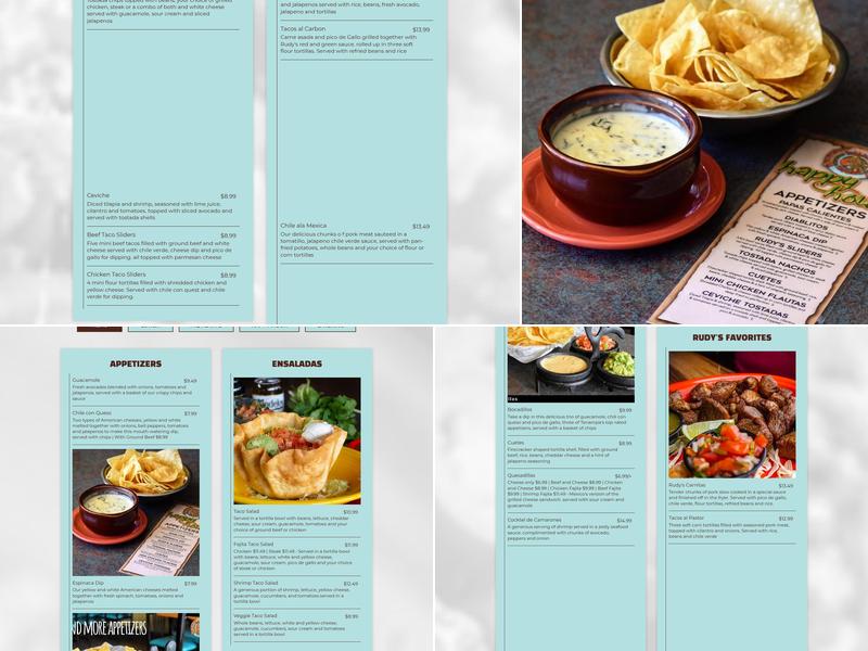Rudy's Tenampa Taqueria Menu