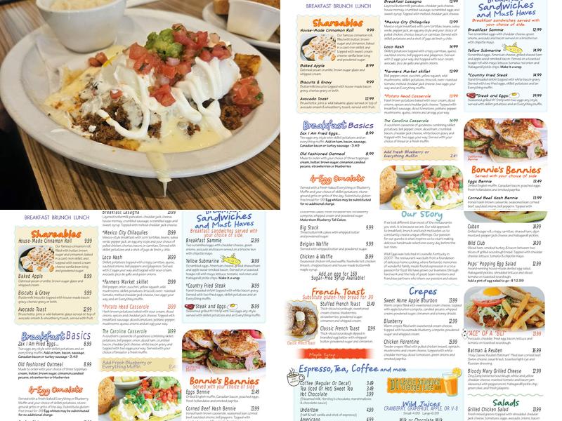 Wild Eggs Menu