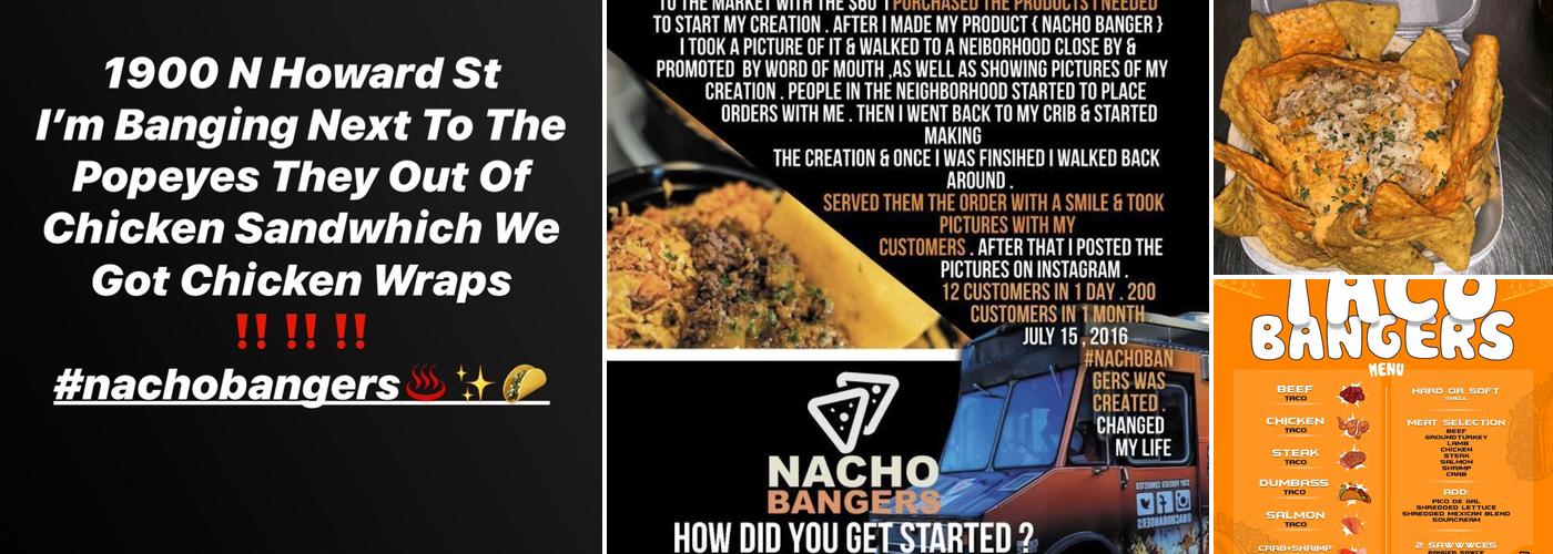 Nacho Bangers Menu