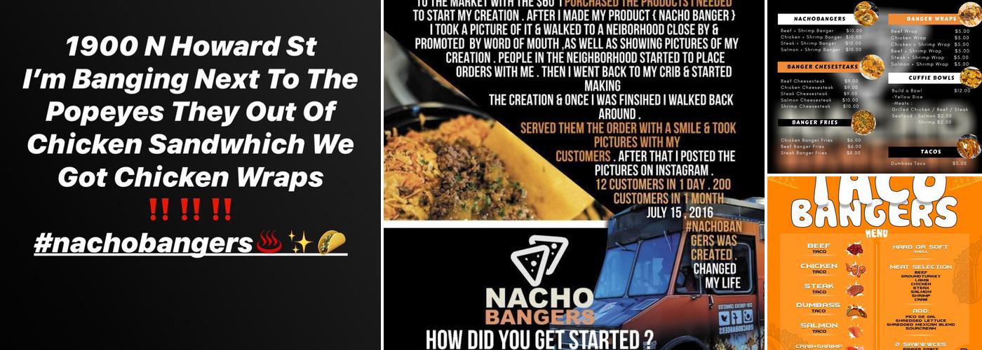 Nacho Bangers Menu