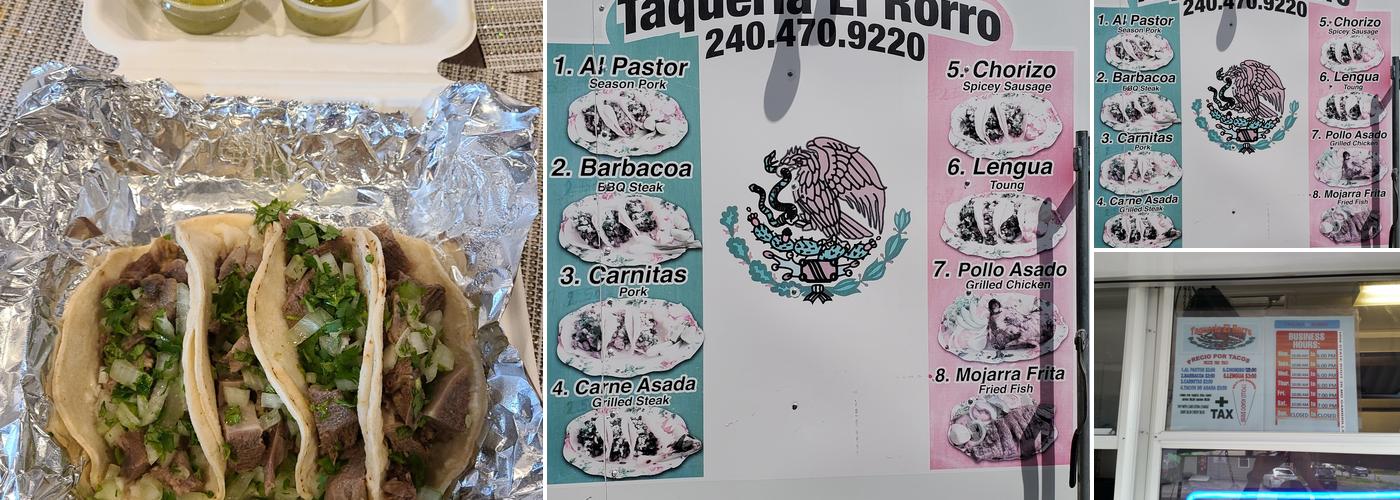 Taqueria El Rorro Menu