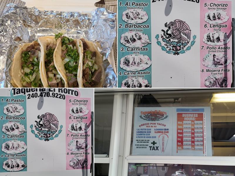 Taqueria El Rorro Menu