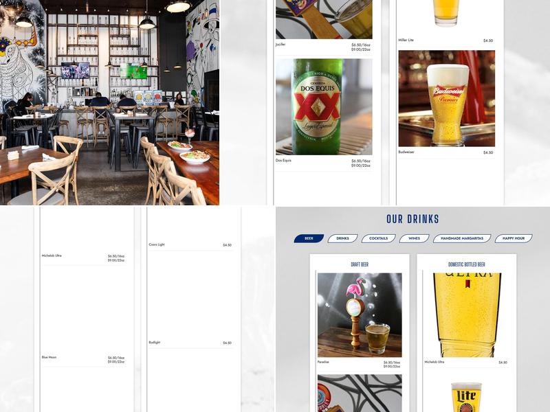 Blue Corn Modern Mexican Menu