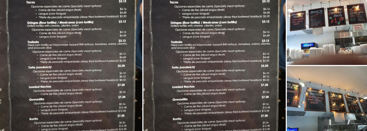 CocoRay's Menu