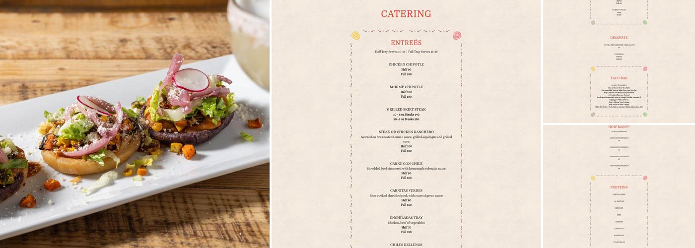 El Centro - Dedham Menu