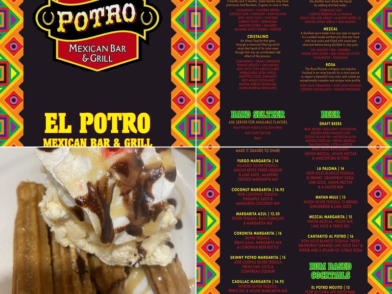 El Potro Mexican Grill Menu