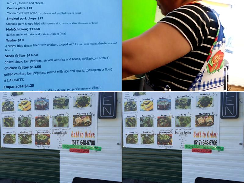 Maria's Cuisine Mexican food Menu