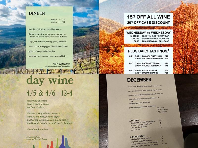 Spencer Menu