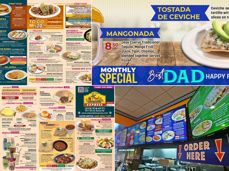 Mi Pueblo Express Menu