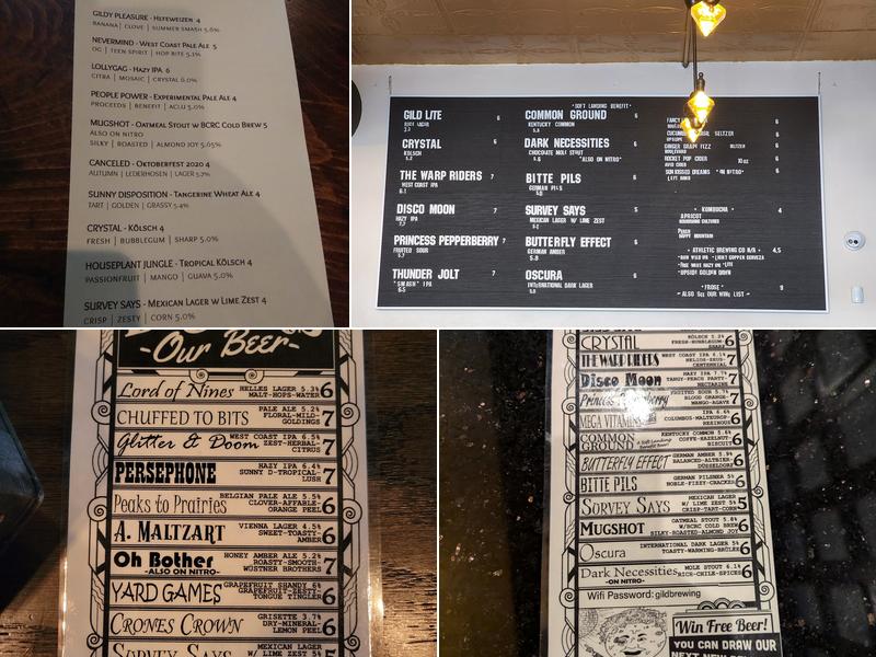 GILD Menu