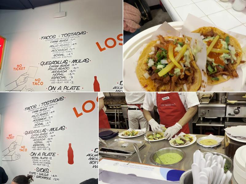 LOS TACOS No.1 Menu