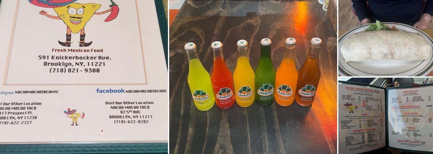 Nacho Macho Taco Menu