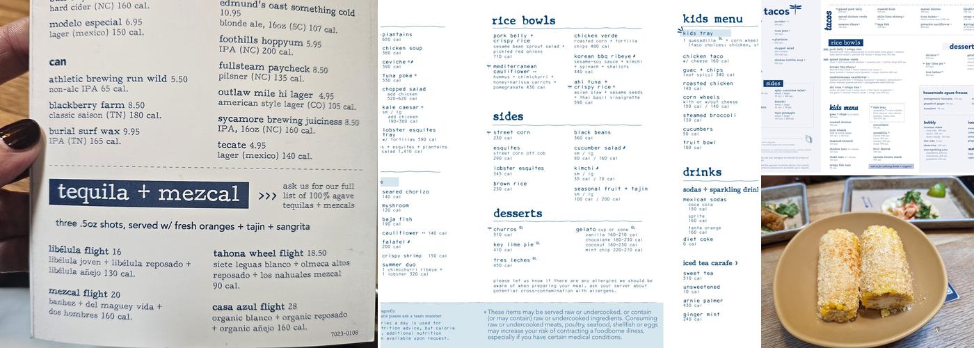 bartaco Menu