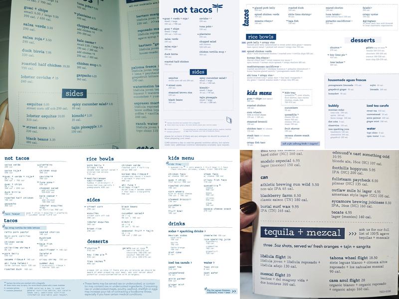 bartaco Menu