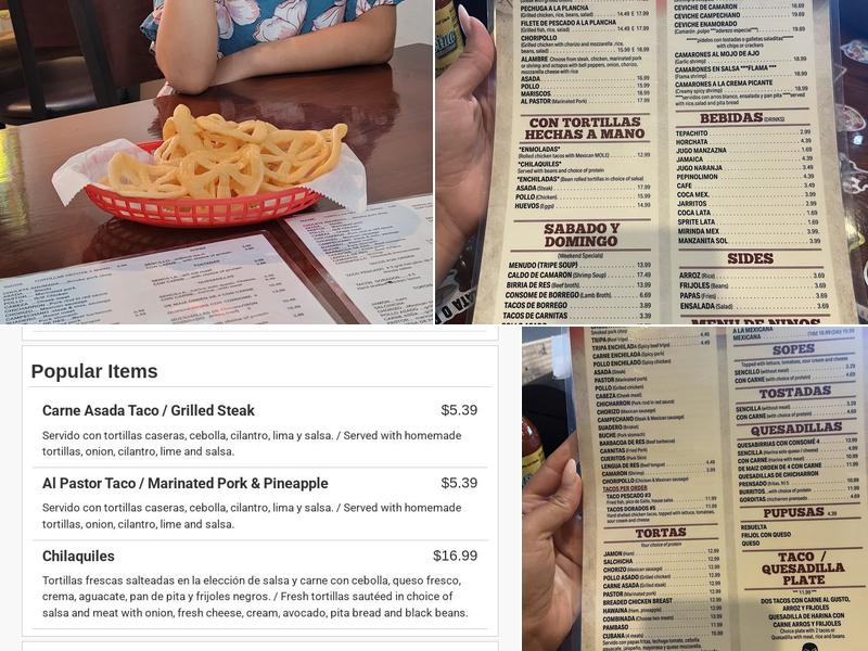 Chilango Menu