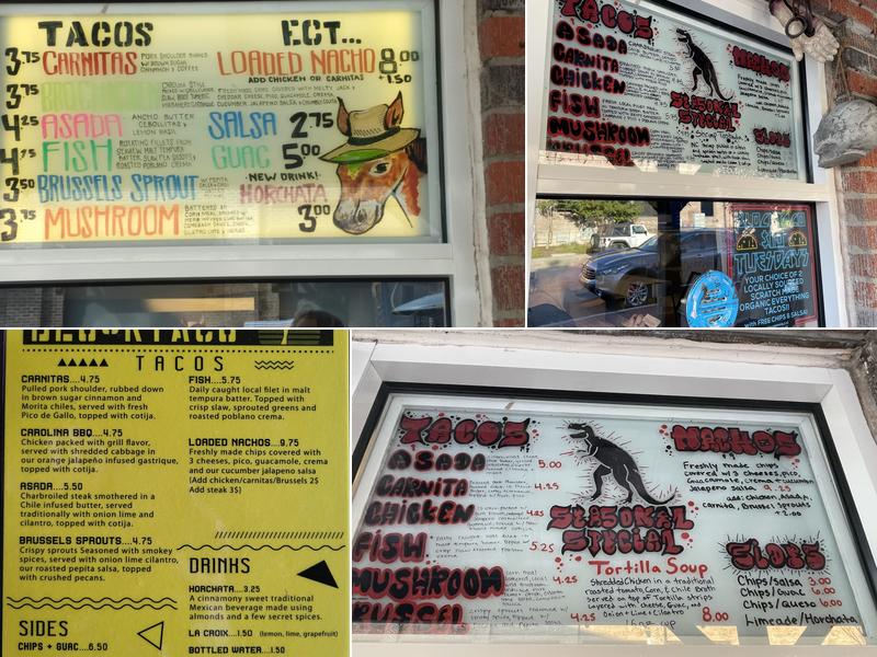 Block Taco Menu