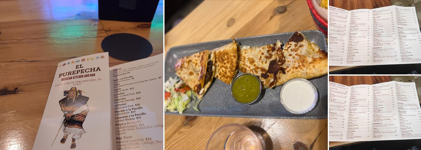 El Purepecha Menu