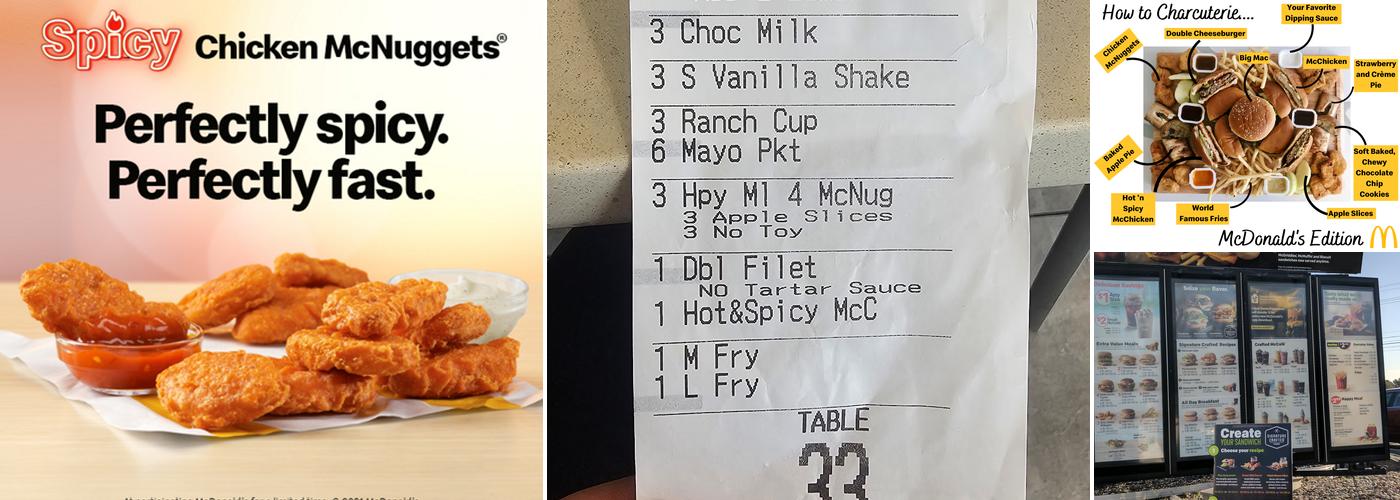 McDonald's Menu