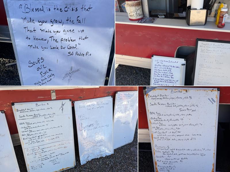 Santafamous Street Eats Menu