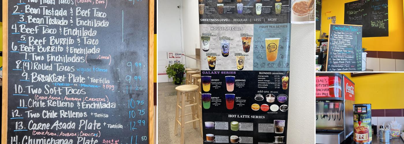 Rodolfo's Taco Shop Menu