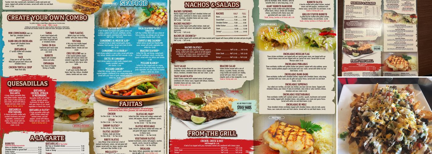 El Bracero of Clarksville Morris Rd Menu