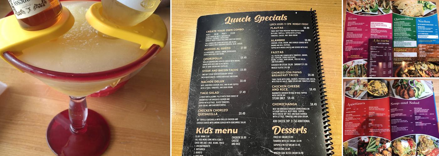 Tekila Mexican Bar & Grill Menu