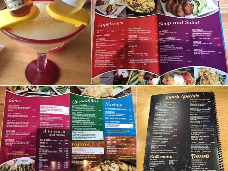 Tekila Mexican Bar & Grill Menu