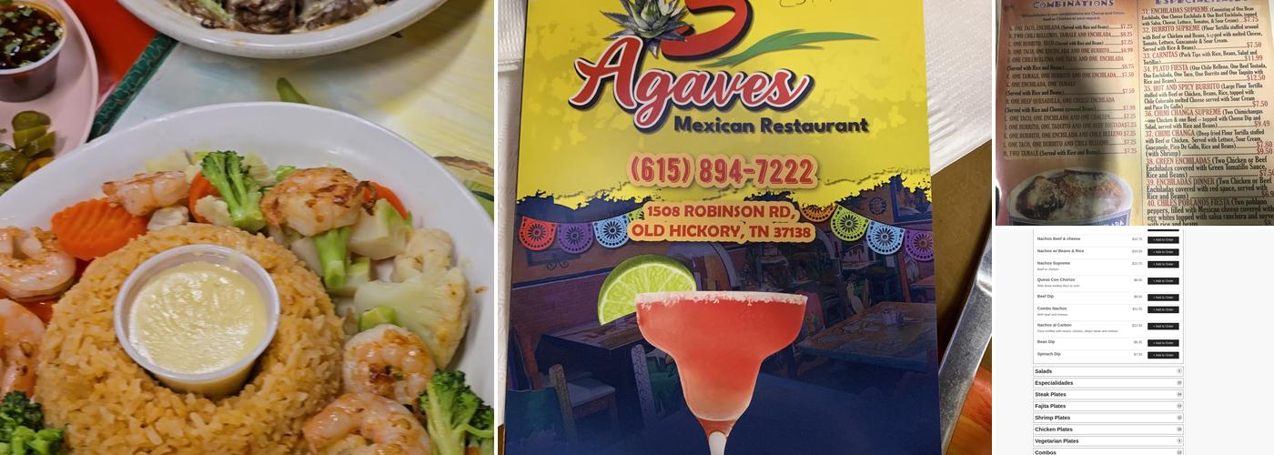 5 Agaves Menu