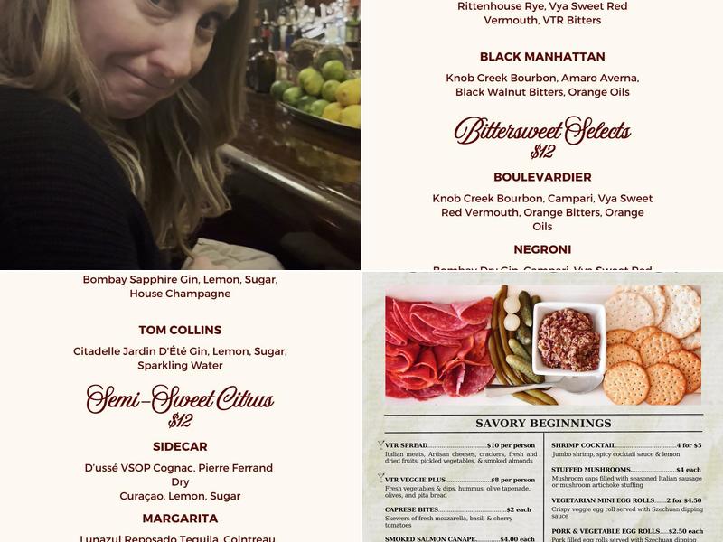 Velvet Tango Room Menu